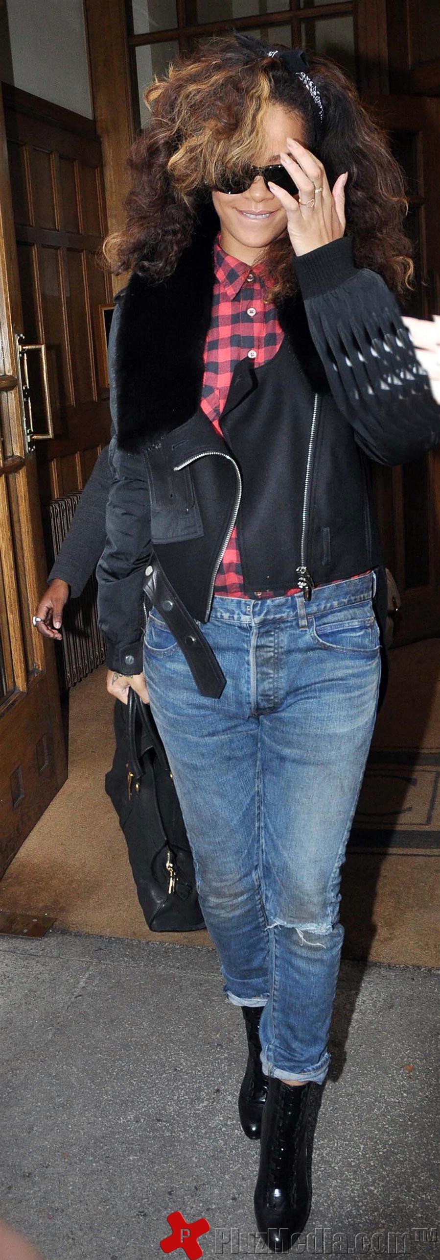 Rihanna is seen departing from the Clarence Hotel after her concert in Belfast | Picture 93752